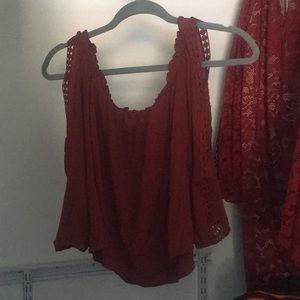 Off the shoulder shirt